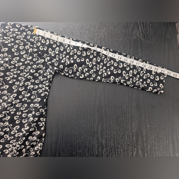 Elegant Floral Long Sleeve Maxi Dress Turkey | Stretchy Modest Style Fit - M/L** - Picture 9 of 12